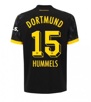 Borussia Dortmund Mats Hummels #15 Koszulka Wyjazdowych Kobiety 2023-24 Krótki Rękaw